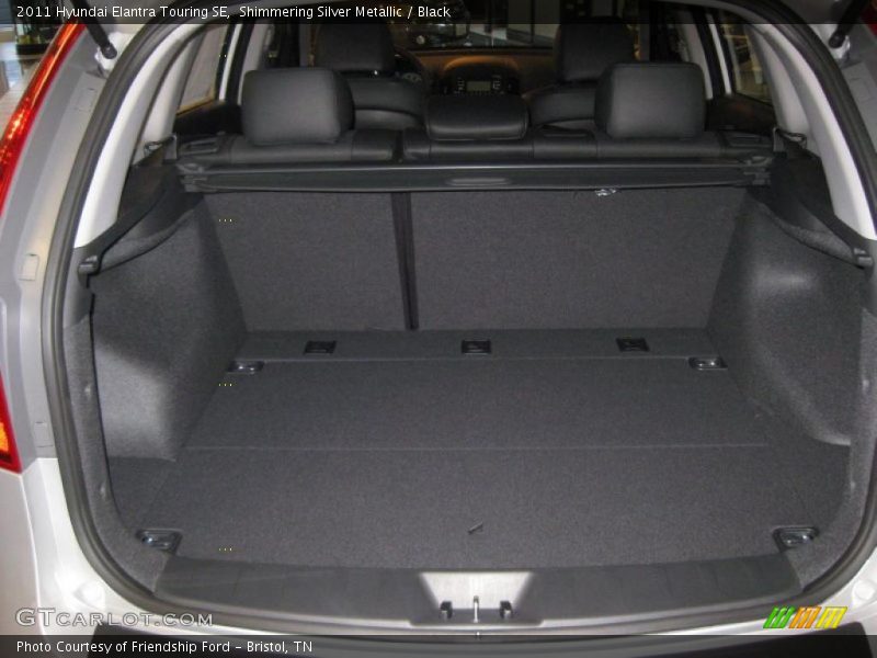Shimmering Silver Metallic / Black 2011 Hyundai Elantra Touring SE