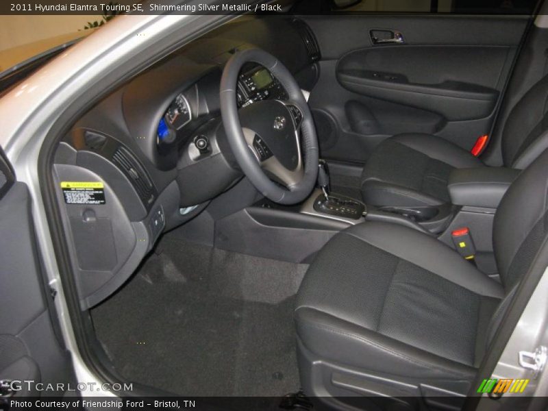  2011 Elantra Touring SE Black Interior