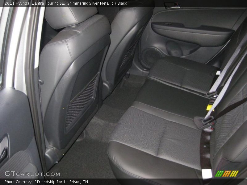 Shimmering Silver Metallic / Black 2011 Hyundai Elantra Touring SE