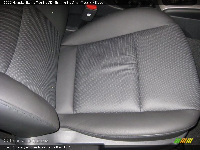 Shimmering Silver Metallic / Black 2011 Hyundai Elantra Touring SE