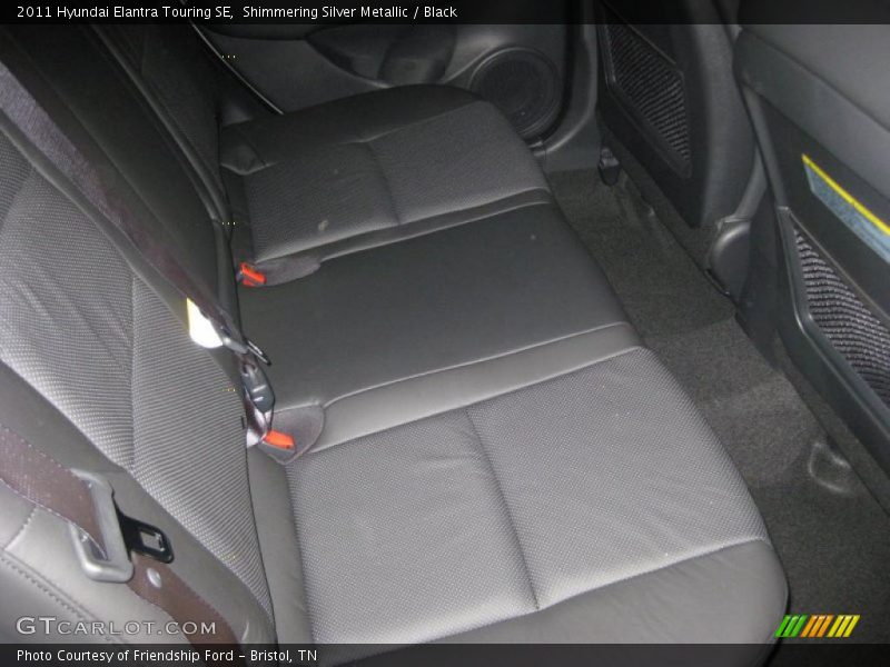 Shimmering Silver Metallic / Black 2011 Hyundai Elantra Touring SE