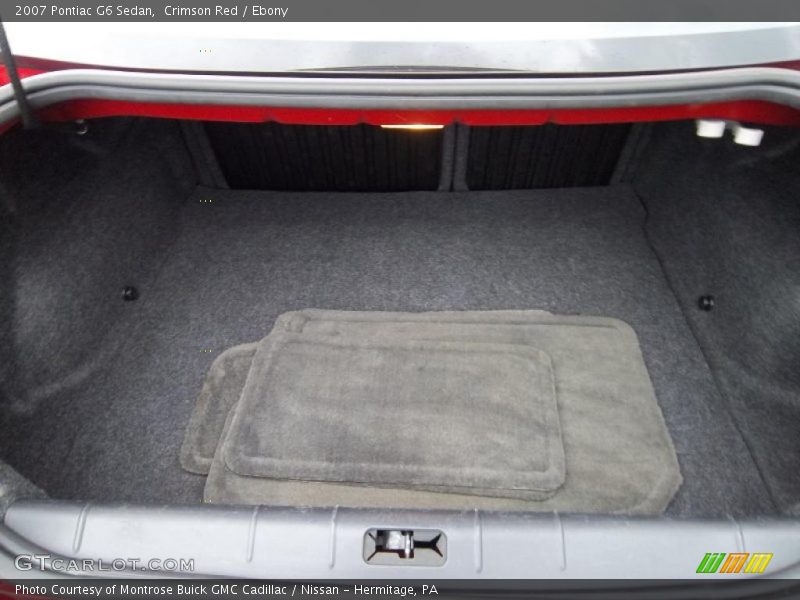 Crimson Red / Ebony 2007 Pontiac G6 Sedan