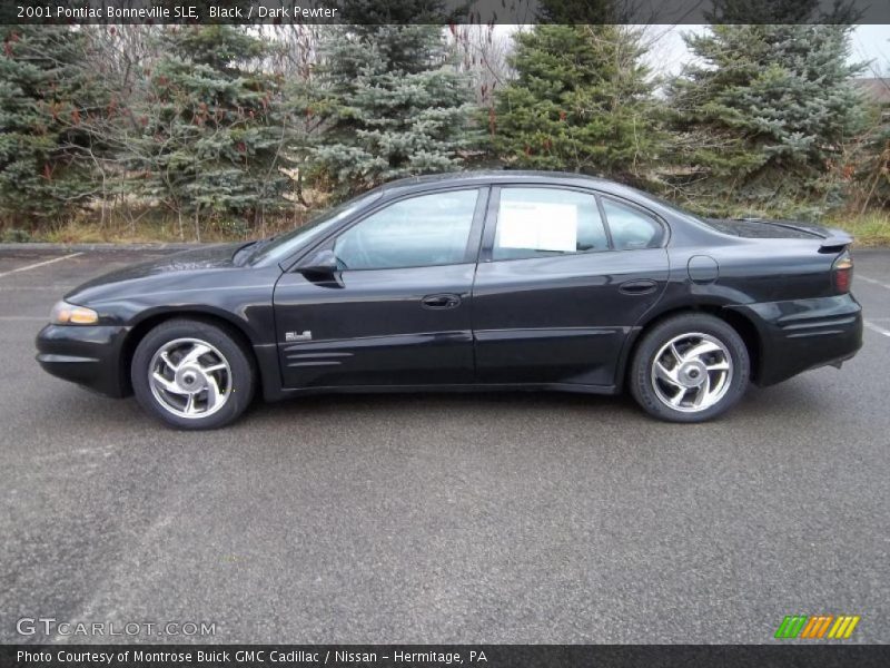 Black / Dark Pewter 2001 Pontiac Bonneville SLE