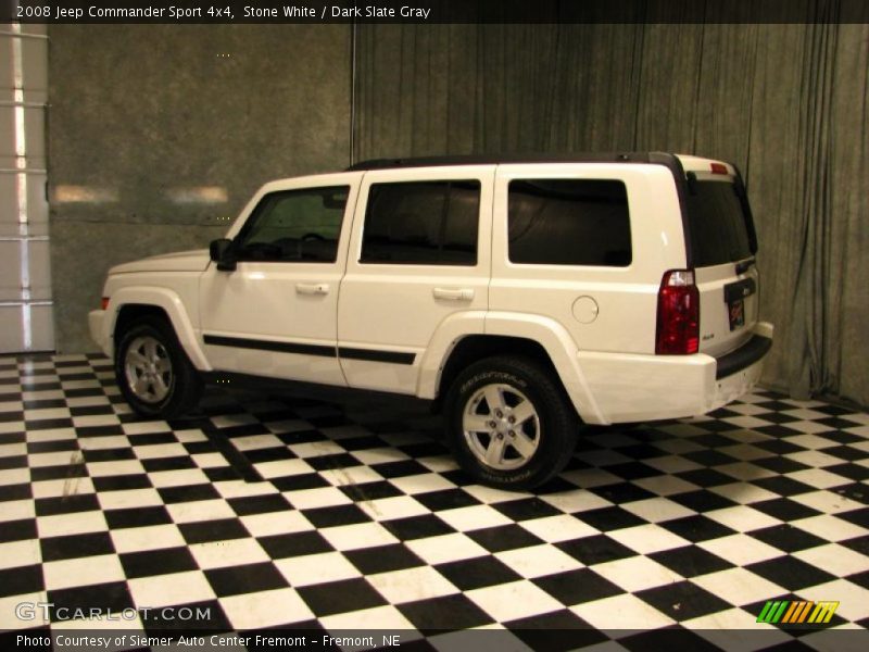 Stone White / Dark Slate Gray 2008 Jeep Commander Sport 4x4