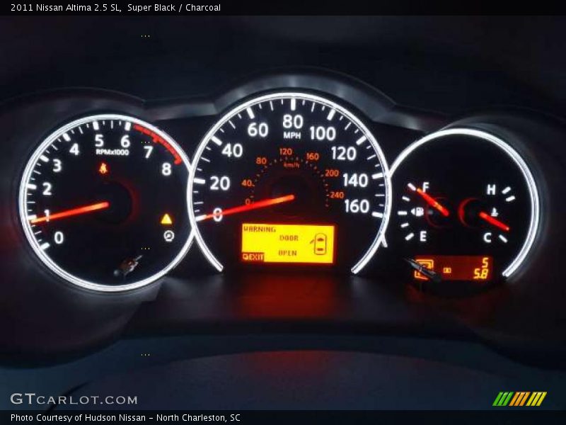 Super Black / Charcoal 2011 Nissan Altima 2.5 SL