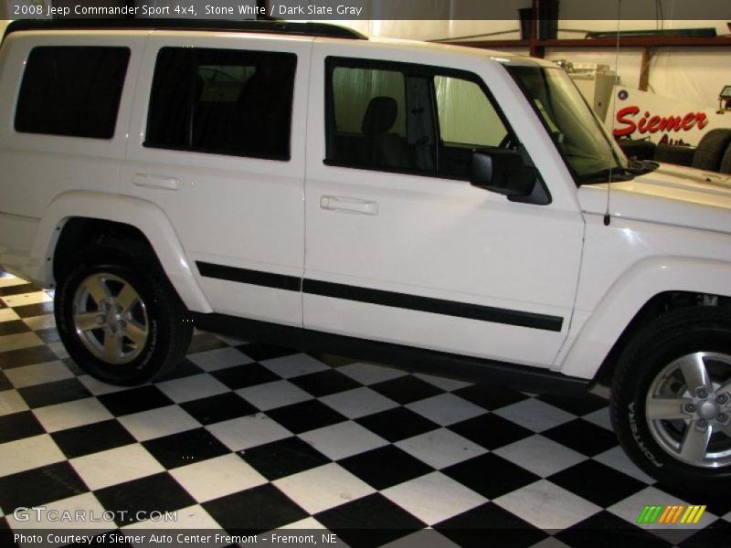 Stone White / Dark Slate Gray 2008 Jeep Commander Sport 4x4