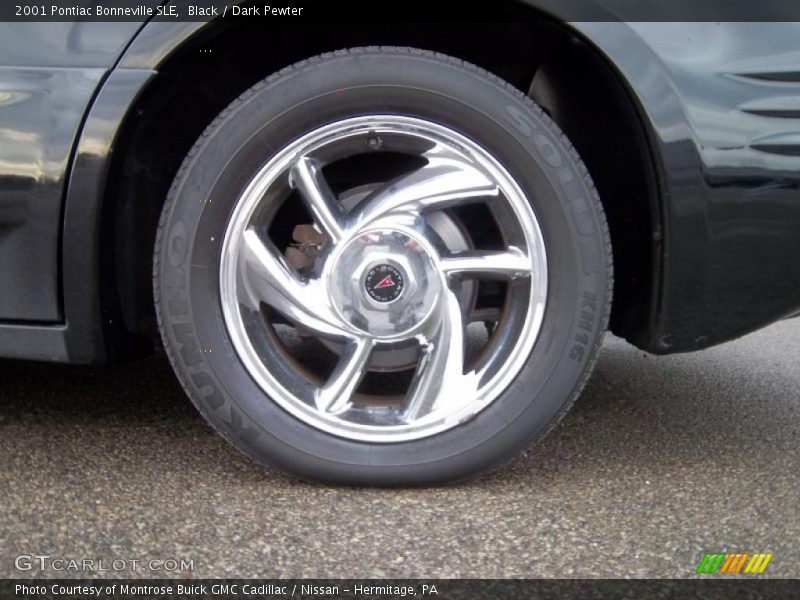 Black / Dark Pewter 2001 Pontiac Bonneville SLE