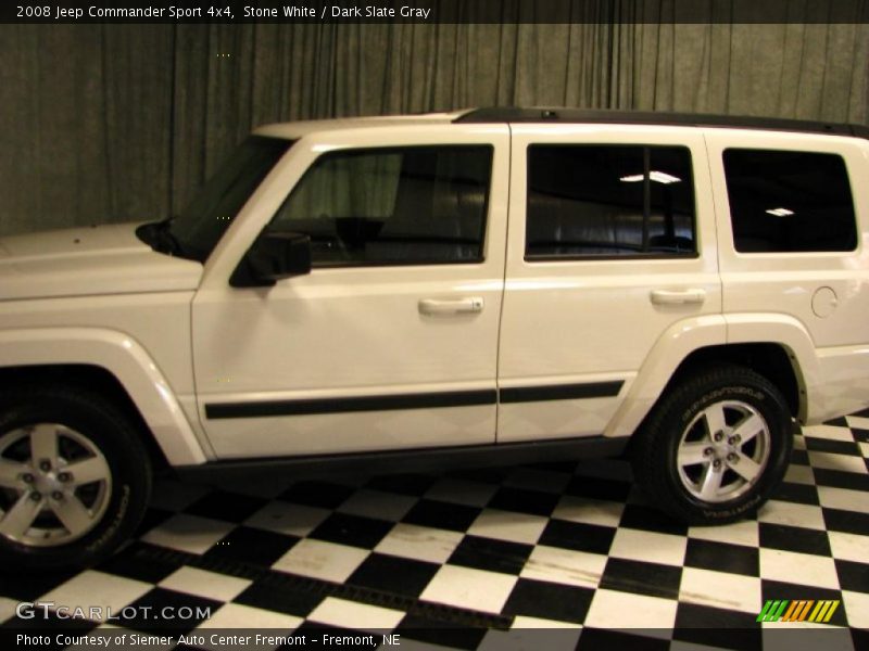 Stone White / Dark Slate Gray 2008 Jeep Commander Sport 4x4