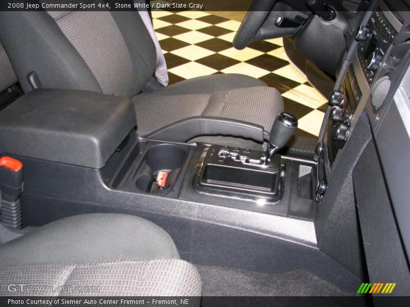Stone White / Dark Slate Gray 2008 Jeep Commander Sport 4x4