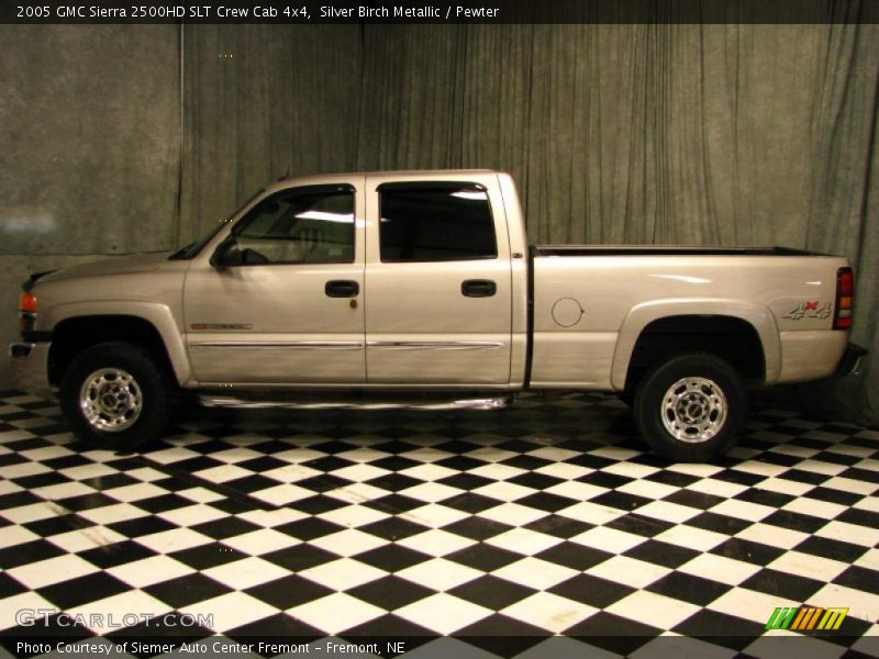 Silver Birch Metallic / Pewter 2005 GMC Sierra 2500HD SLT Crew Cab 4x4