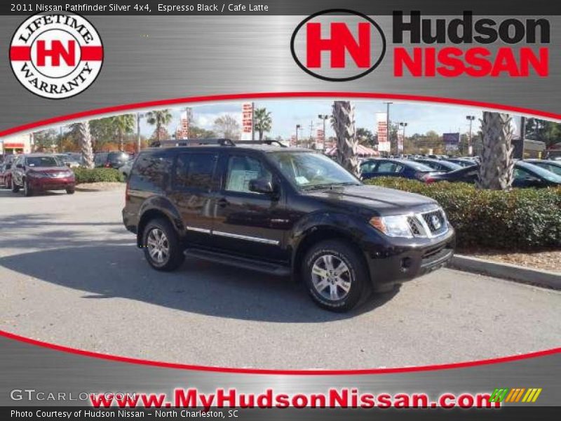 Espresso Black / Cafe Latte 2011 Nissan Pathfinder Silver 4x4
