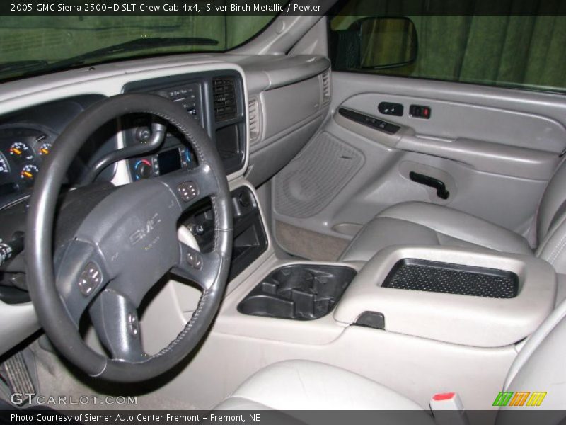 Silver Birch Metallic / Pewter 2005 GMC Sierra 2500HD SLT Crew Cab 4x4