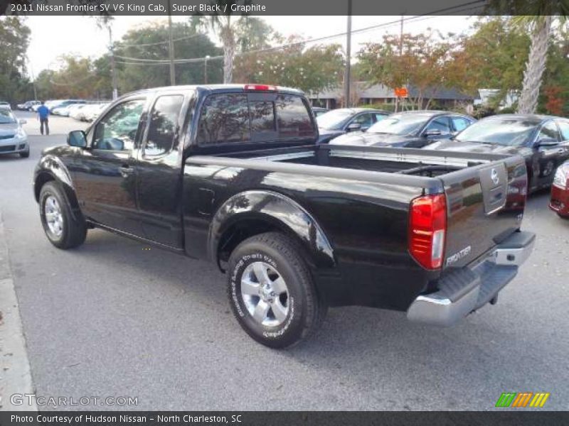 Super Black / Graphite 2011 Nissan Frontier SV V6 King Cab