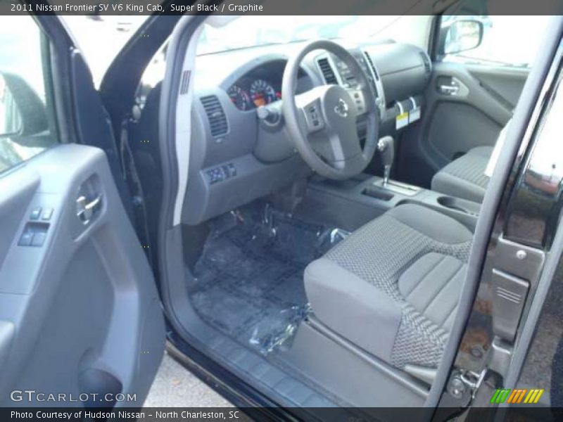 Super Black / Graphite 2011 Nissan Frontier SV V6 King Cab