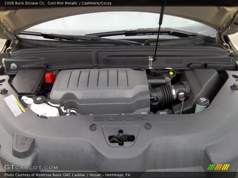  2008 Enclave CX Engine - 3.6 Liter DOHC 24-Valve VVT V6