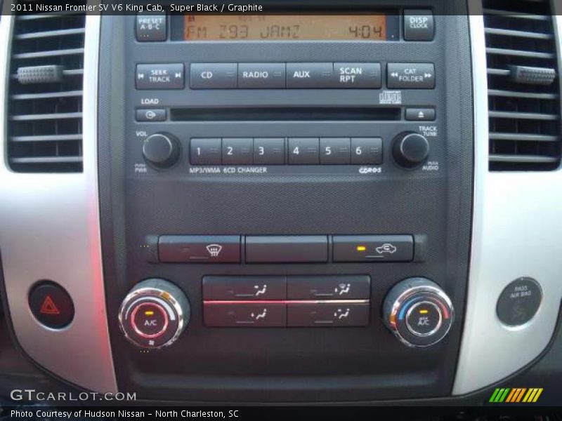 Super Black / Graphite 2011 Nissan Frontier SV V6 King Cab