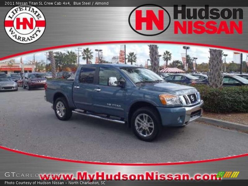 Blue Steel / Almond 2011 Nissan Titan SL Crew Cab 4x4