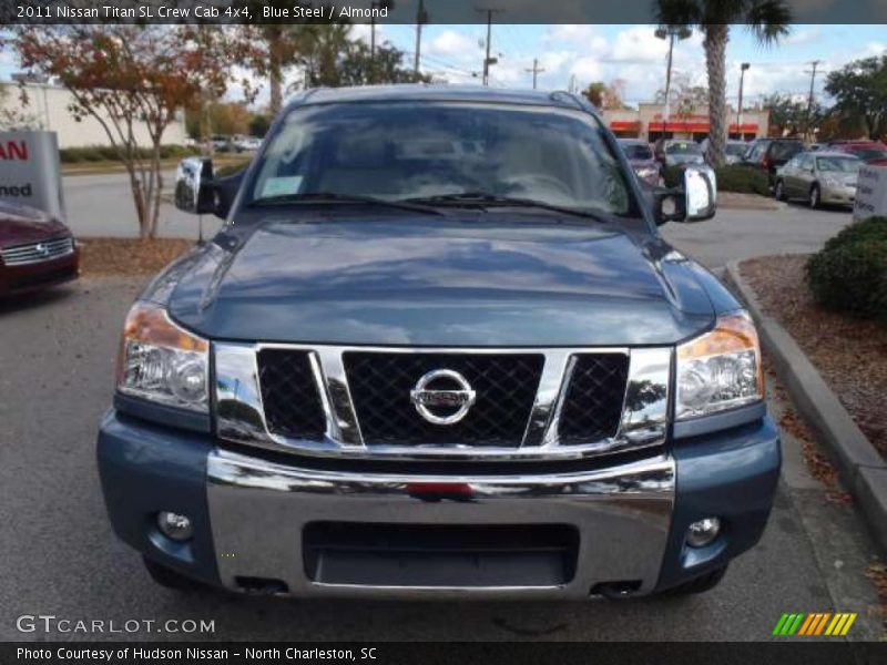 Blue Steel / Almond 2011 Nissan Titan SL Crew Cab 4x4