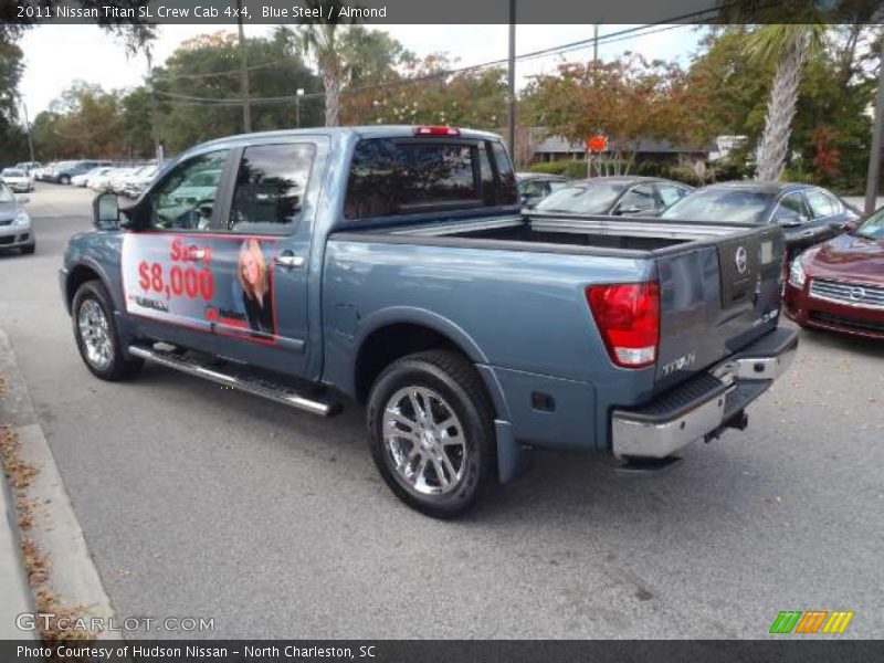 Blue Steel / Almond 2011 Nissan Titan SL Crew Cab 4x4