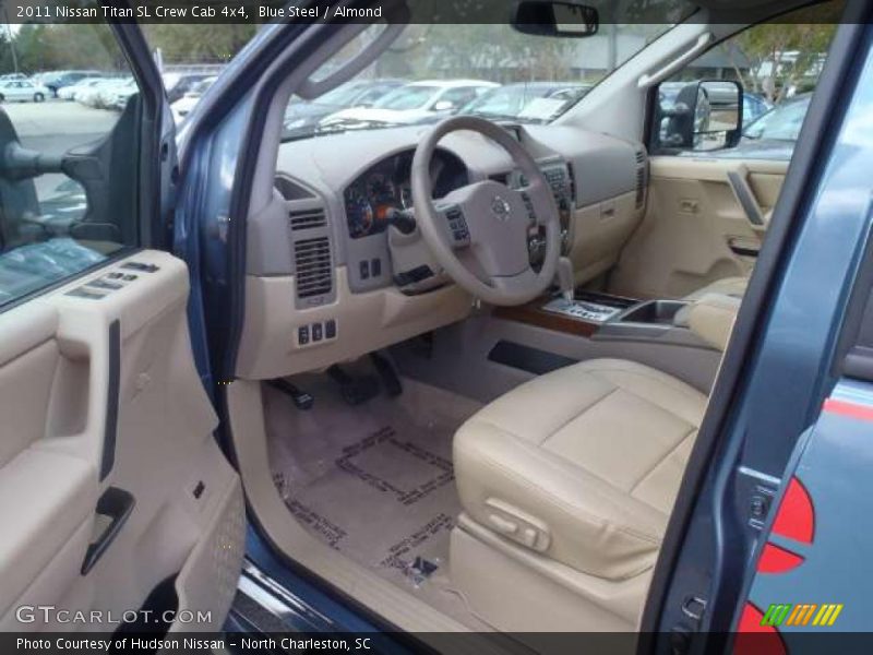 Blue Steel / Almond 2011 Nissan Titan SL Crew Cab 4x4