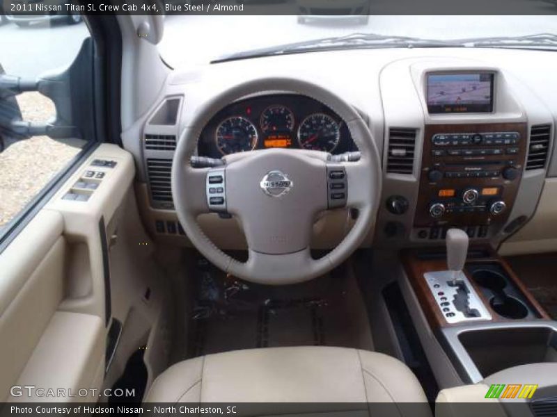 Blue Steel / Almond 2011 Nissan Titan SL Crew Cab 4x4