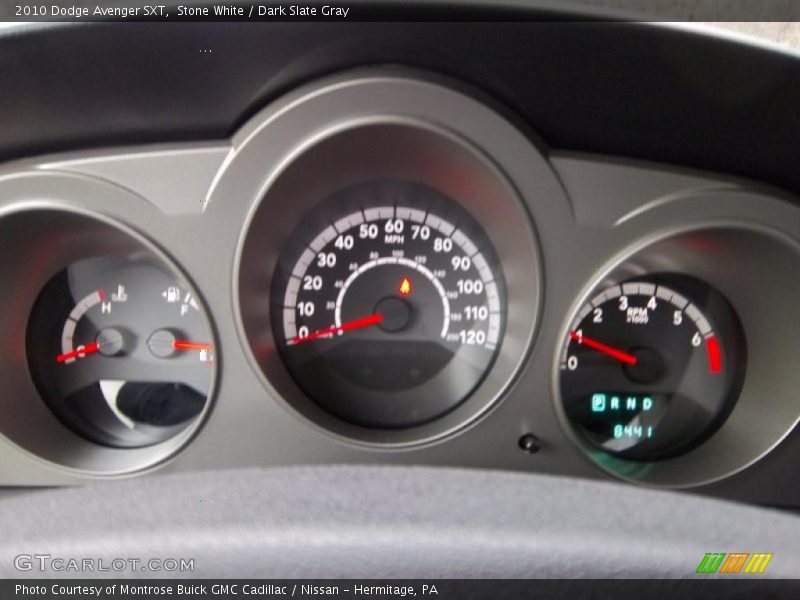 Stone White / Dark Slate Gray 2010 Dodge Avenger SXT