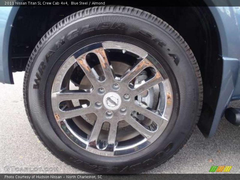 Blue Steel / Almond 2011 Nissan Titan SL Crew Cab 4x4