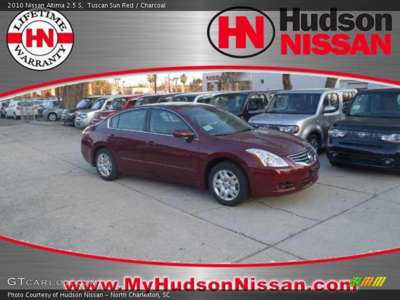 Tuscan Sun Red / Charcoal 2010 Nissan Altima 2.5 S