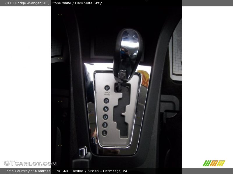 Stone White / Dark Slate Gray 2010 Dodge Avenger SXT