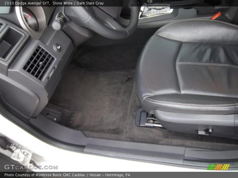 Stone White / Dark Slate Gray 2010 Dodge Avenger SXT