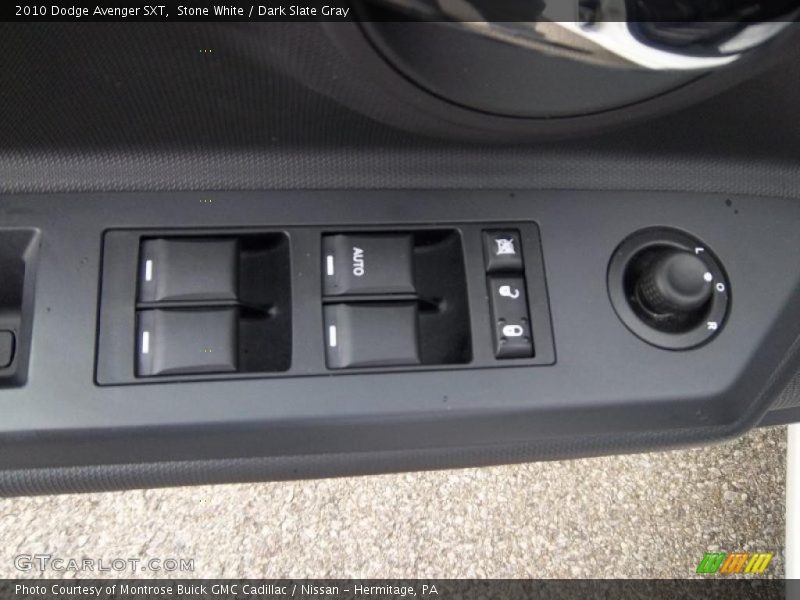 Stone White / Dark Slate Gray 2010 Dodge Avenger SXT