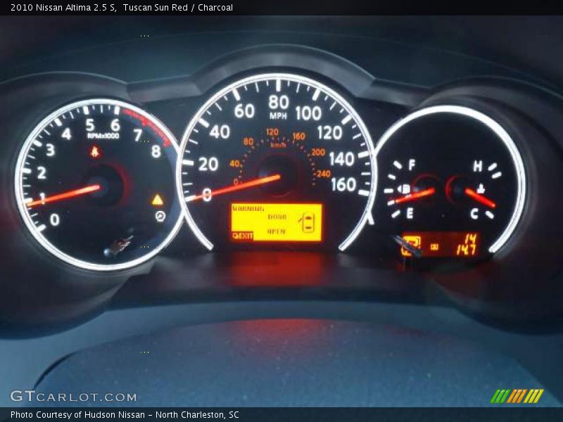 Tuscan Sun Red / Charcoal 2010 Nissan Altima 2.5 S