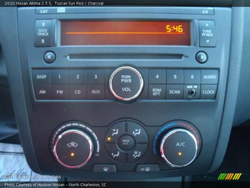 Tuscan Sun Red / Charcoal 2010 Nissan Altima 2.5 S