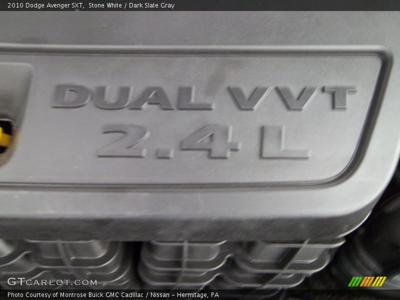 Stone White / Dark Slate Gray 2010 Dodge Avenger SXT