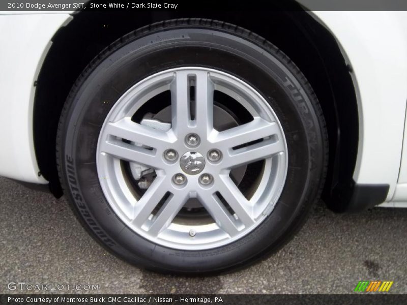 Stone White / Dark Slate Gray 2010 Dodge Avenger SXT
