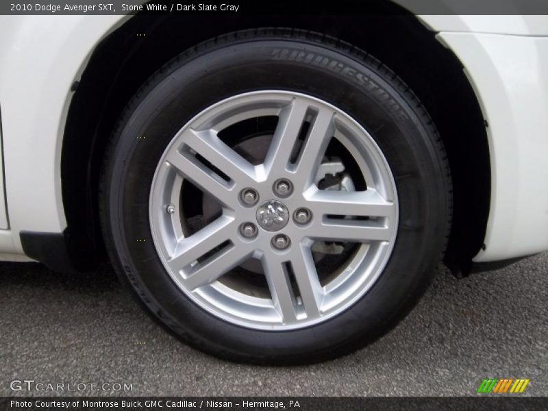 Stone White / Dark Slate Gray 2010 Dodge Avenger SXT