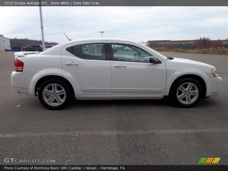 Stone White / Dark Slate Gray 2010 Dodge Avenger SXT