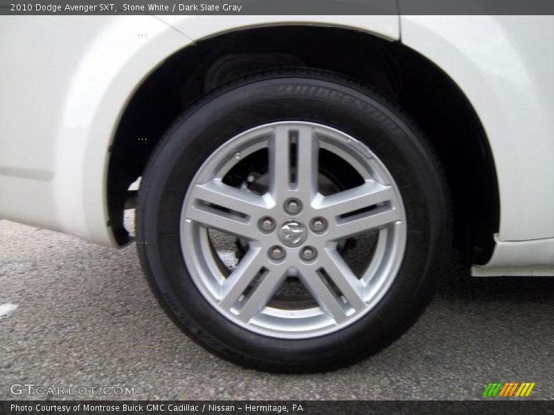Stone White / Dark Slate Gray 2010 Dodge Avenger SXT
