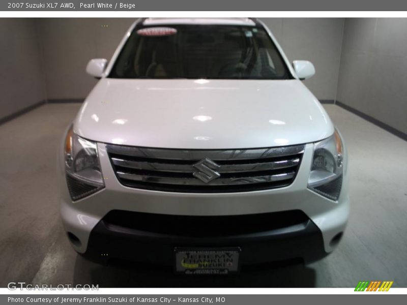 Pearl White / Beige 2007 Suzuki XL7 AWD
