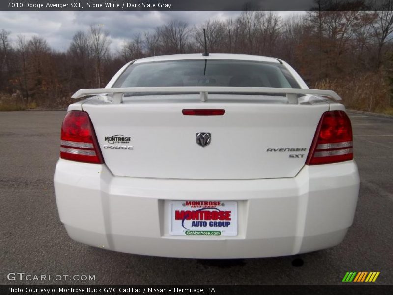 Stone White / Dark Slate Gray 2010 Dodge Avenger SXT