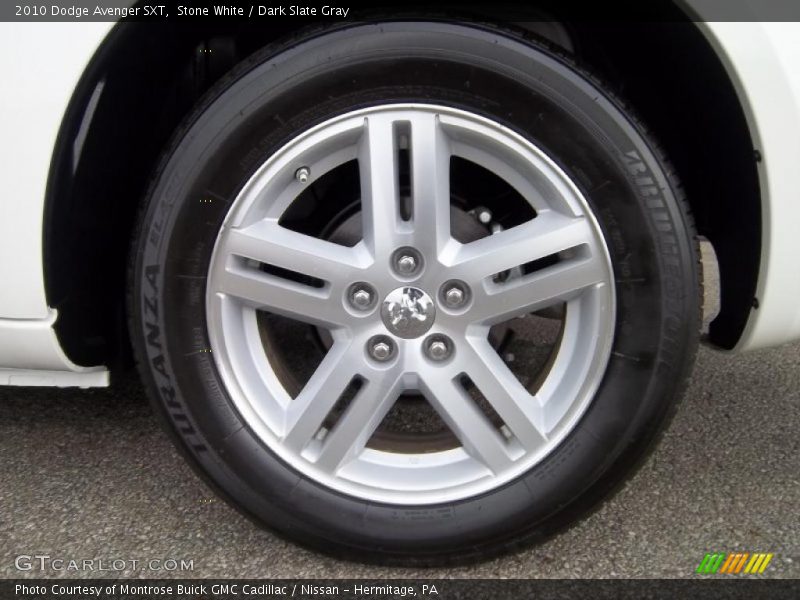 Stone White / Dark Slate Gray 2010 Dodge Avenger SXT