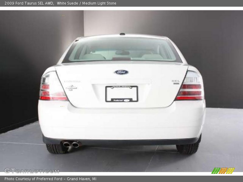 White Suede / Medium Light Stone 2009 Ford Taurus SEL AWD