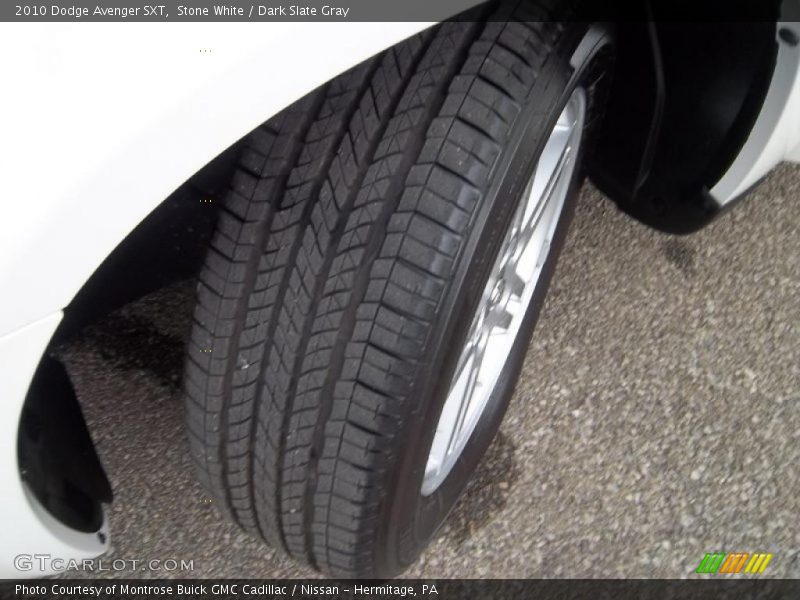 Stone White / Dark Slate Gray 2010 Dodge Avenger SXT