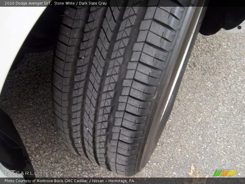 Stone White / Dark Slate Gray 2010 Dodge Avenger SXT