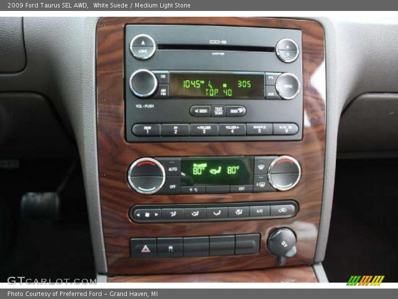 White Suede / Medium Light Stone 2009 Ford Taurus SEL AWD