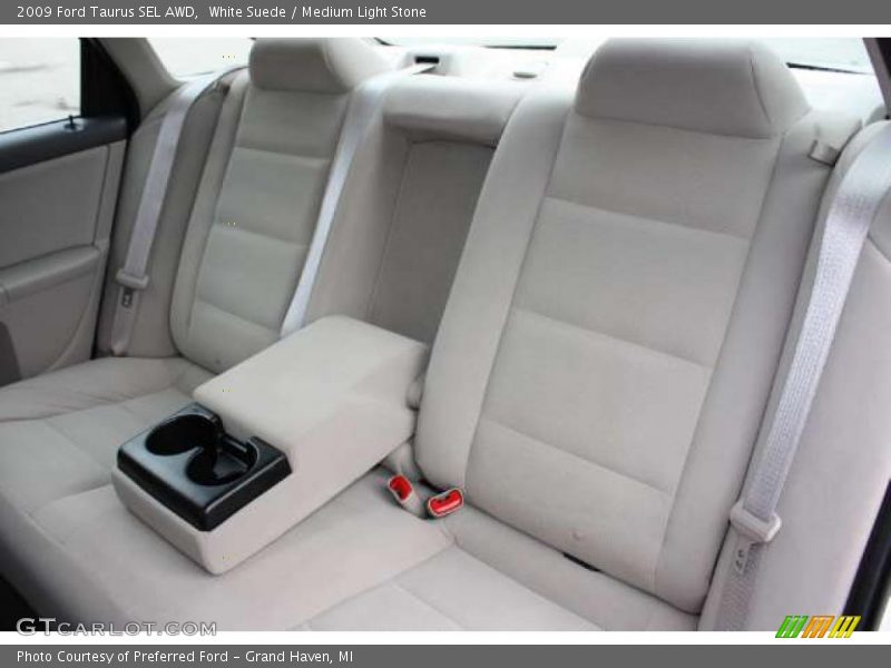 White Suede / Medium Light Stone 2009 Ford Taurus SEL AWD