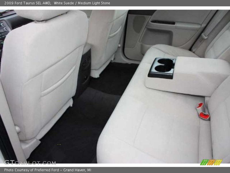 White Suede / Medium Light Stone 2009 Ford Taurus SEL AWD