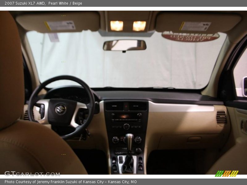 Pearl White / Beige 2007 Suzuki XL7 AWD