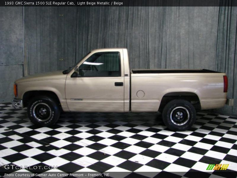 Light Beige Metallic / Beige 1993 GMC Sierra 1500 SLE Regular Cab