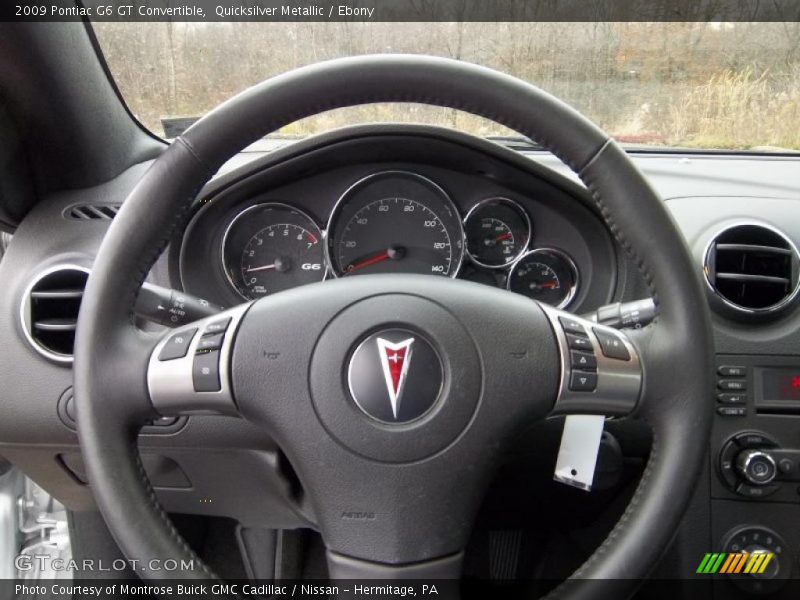  2009 G6 GT Convertible Steering Wheel